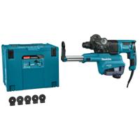 Makita HR2652J Combihamer SDS-Plus 2,2J + stofafzuigunit 230V in Mbox