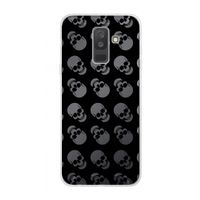 Musketon Skulls: Samsung Galaxy A6 Plus (2018) Transparant Hoesje Musketon Skulls: Samsung Galaxy A6 Plus (2018) Transparant Hoesje