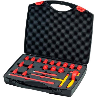 Wiha Ratelsleutelset geïsoleerd 3/8" dopsleutel