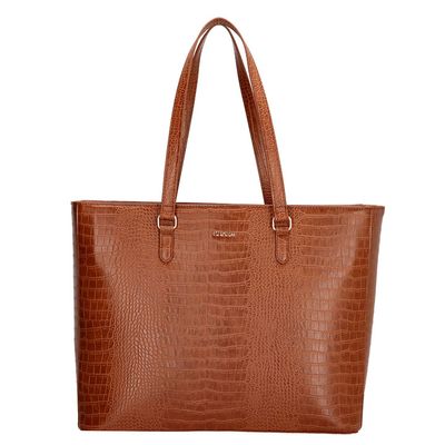 Charm London Handtas/Schoudertas 15.6&apos;&apos; Midwood Cognac