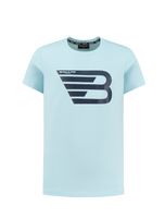 Ballin T-shirt met logo - Lt blauw - thumbnail