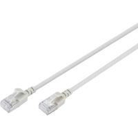 Digitus DK-1632-A-070S RJ45 Netwerkkabel, patchkabel CAT 6A F/FTP 7 m Grijs Halogeenvrij, Afgeschermd 7 m