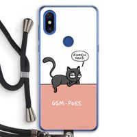 GSM poes: Xiaomi Mi Mix 3 Transparant Hoesje met koord
