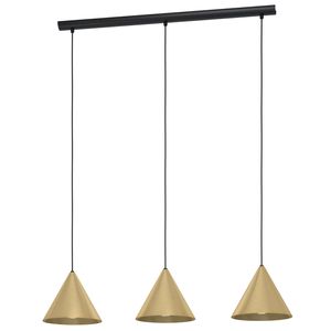 EGLO Narices hangende plafondverlichting Flexibele montage E27 40 W Zwart, Goud