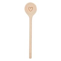 Goki houten pollepel hart, 20cm Goki houten pollepel hart, 20cm