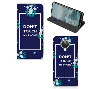 Nokia G10 | G20 Design Case Flowers Blue DTMP