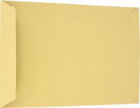 Enveloppen, ft 162 x 229 mm, stripsluiting, uit kraft papier van 90 g, bruin, doos van 500 stuks