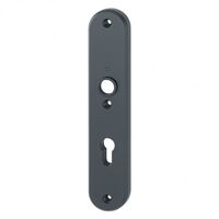 HOPPE Veiligheidsschild PC92 Binnenschild Ovaal 3214 Zwart