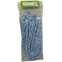 Koetouwen nylon blauwwit 200cm 12mm 5 stuks
