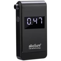 alkoSure Alcoholtester Zwart (mat) 0.00 tot 4.00 ‰ Incl. display, Weergave van verschillende eenheden