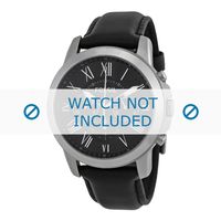 Horlogeband Fossil FS4812IE Leder Zwart 22mm - thumbnail
