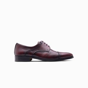 Paulo Bellini Monza Heren Geklede Veterschoenen Bordeaux