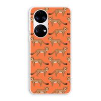Cheetah: Huawei P50 Transparant Hoesje