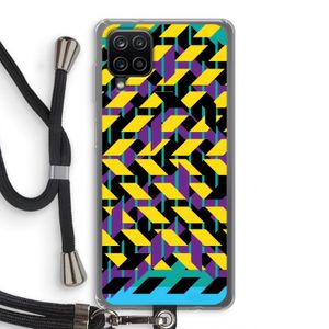 Skew Bee 3: Samsung Galaxy A12 Transparant Hoesje met koord