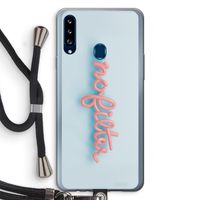 #nofilter: Samsung Galaxy A20s Transparant Hoesje met koord