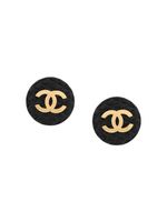 CHANEL Pre-Owned boucles d'oreilles matelassées à fermoir clip (1986)