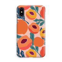 Perzik: iPhone X Volledig Geprint Hoesje