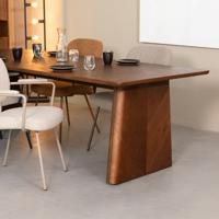 LABEL51 Eettafel 'Jule' Walnoot Eiken, 240 x 100cm