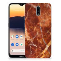 Nokia 2.3 TPU Siliconen Hoesje Marmer Bruin