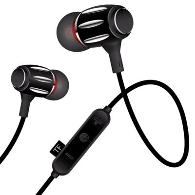 MG-G21 Bluetooth 4 2 sport draadloze Bluetooth oortelefoon Support Card (zwart zilver)