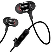 MG-G21 Bluetooth 4 2 sport draadloze Bluetooth oortelefoon Support Card (zwart zilver)