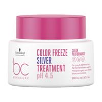 Schwarzkopf Masker BonaCure Clean Performance Color Freeze Silver Treatment pH 4.5 200ml | Voor Grijs en Wit Haar