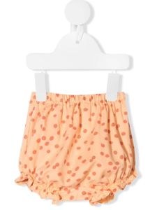 Knot short bloomer à pois - Orange