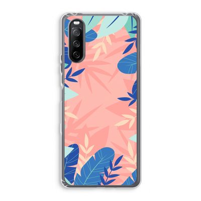 Tropisch: Sony Xperia 10 III Transparant Hoesje