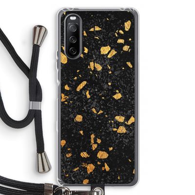 Terrazzo N°7: Sony Sony Xperia 10 III Transparant Hoesje met koord