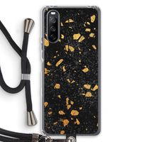 Terrazzo N°7: Sony Sony Xperia 10 III Transparant Hoesje met koord