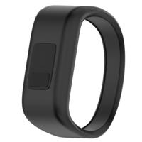 Siliconen sport polsband voor Garmin Vivofit JR maat: Small (zwart)