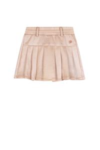 NoNo Zomer skort meisjes Licht goud - suede folie print - Sella