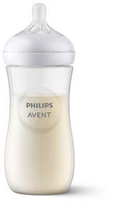 Set van 2 flesjes 330 ml Philips AVENT Natural Response doorzichtig