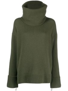 Moncler high-neck wool jumper - Vert