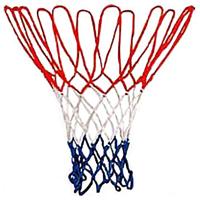 Basketbalnet rood/wit/blauw (LOS NET)
