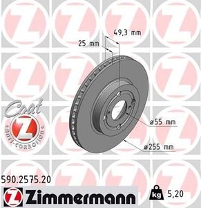 Remschijf Coat Z 590257520