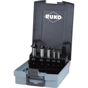 RUKO ULTIMATECUT 102791EPRO Kegelverzinkboorset 5-delig 6.3 mm, 10.4 mm, 16.5 mm, 20.5 mm, 25 mm HSS 1 stuk(s)