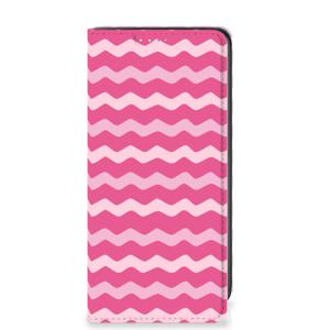 Samsung Galaxy A41 Hoesje met Magneet Waves Pink