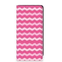 Samsung Galaxy A41 Hoesje met Magneet Waves Pink - thumbnail