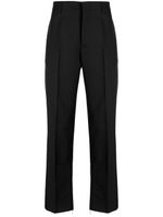 Off-White pantalon de costume à détail de zip - Noir