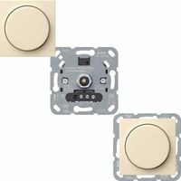 Gira LED dimmer 245000 voor LED lampen max 100W met dimknop creme glanzend