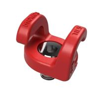Kondor Blue Mondo Ties Kabelmanagementclips voor camera&apos;s (1/4"-20) (5 Pack / Cardinal Red)
