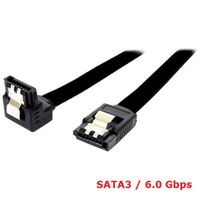 SATA 3 Kabel, 6Gbps, 45cm, met 90° connector - thumbnail