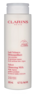 Clarins Velvet Cleansing Milk Make-up verwijderaar en reiniger 200 ml