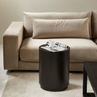 Rivièra Maison Ronde Bijzettafel 'Hollywood Hills' Mangohout, 41cm