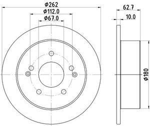 Remschijf PRO 8DD355133341