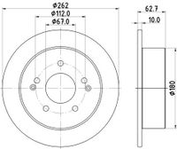 Remschijf PRO 8DD355133341