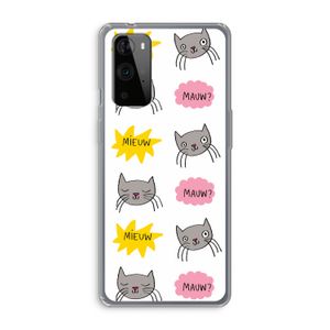 Meow: OnePlus 9 Pro Transparant Hoesje