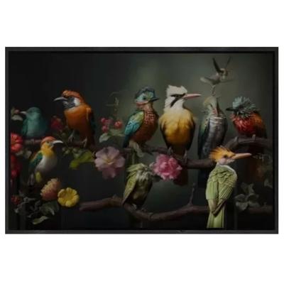 Schilderij Choir met lijst Black