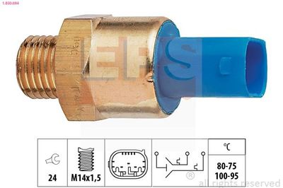 Temperatuurschakelaar, radiateurventilator 1850694